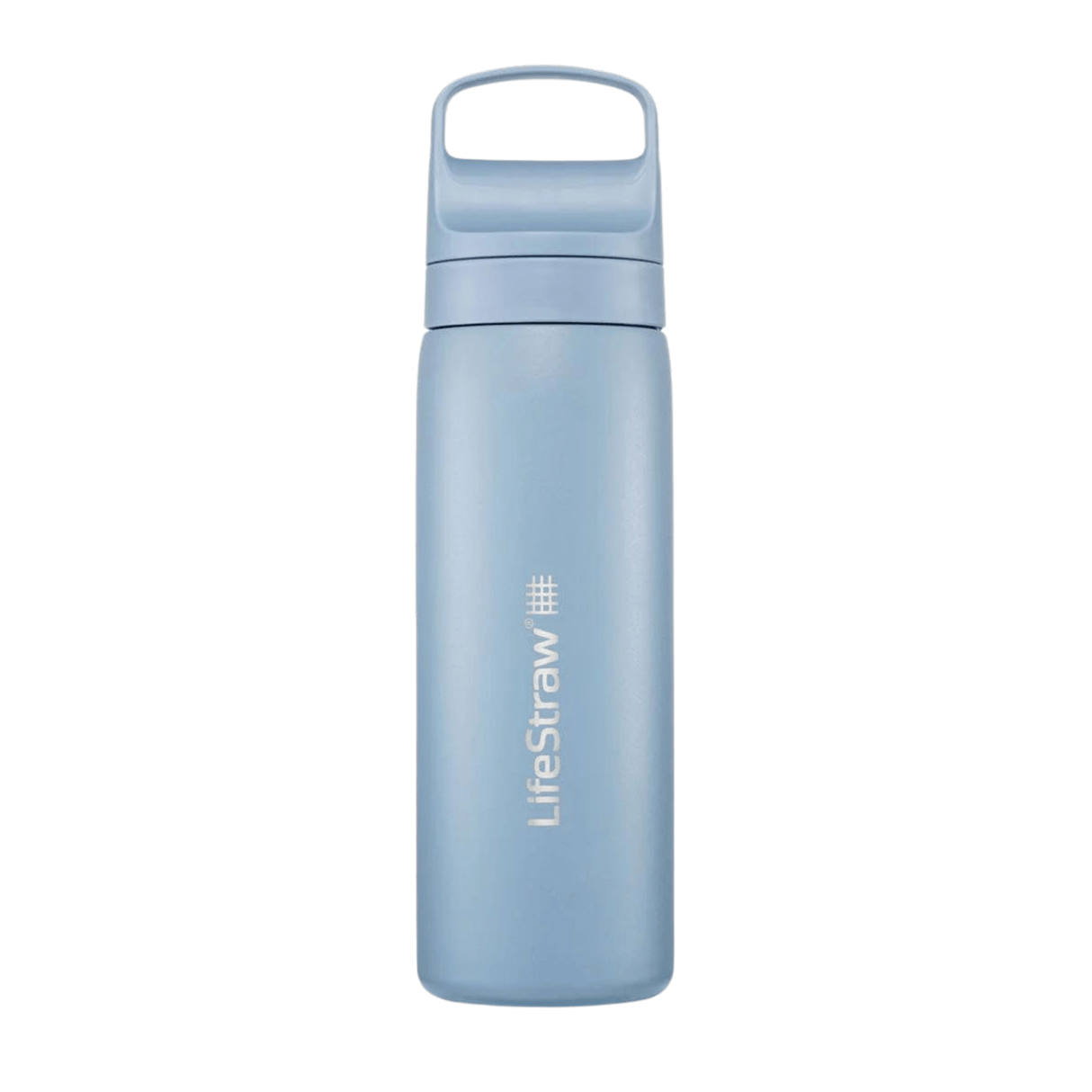 LifeStraw Water Bottle 500 ml / Icelandic Blue Go 2.0 Stainless Steel Water Filter Bottle LGV418IBWW