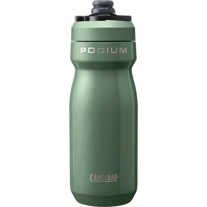 Camelbak Bike Water Bottle .53L / Moss Podium Insulated Steel CB2964301052