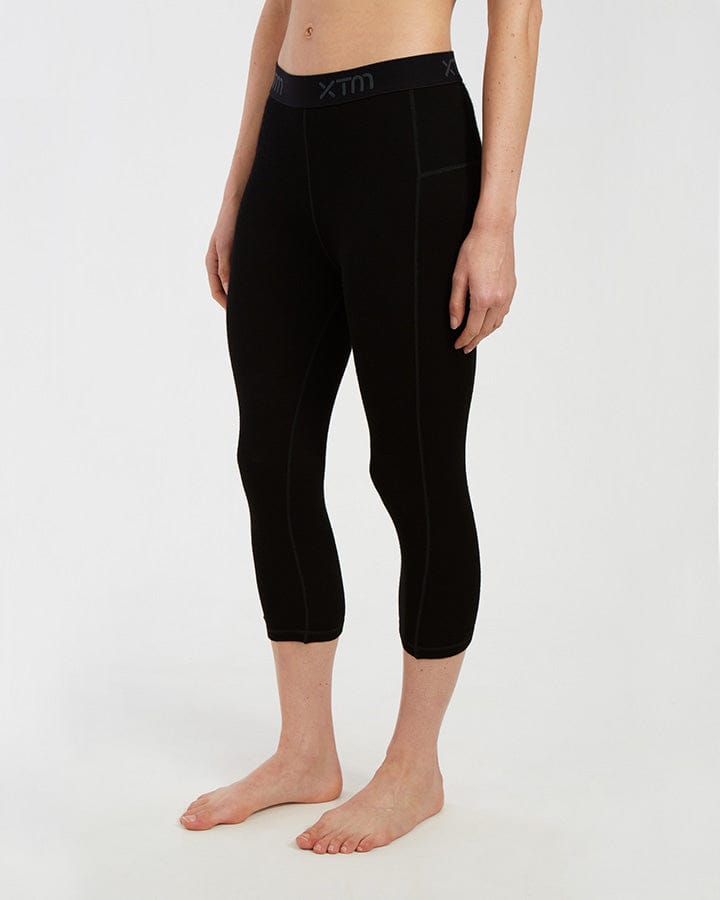 XTM Performance Women's Thermal Pants Ladies Merino 230 Wool 3/4 Length Thermal Pants