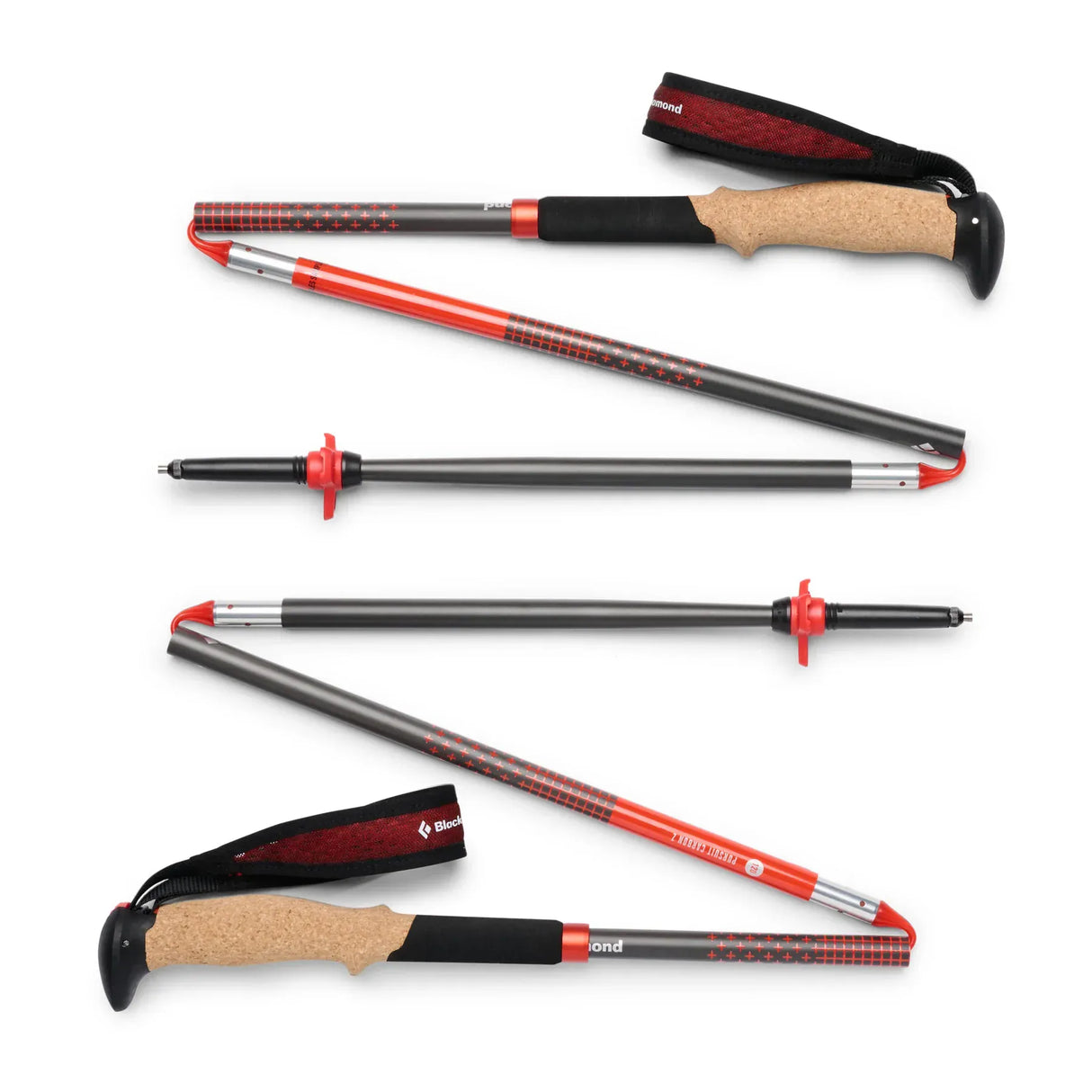 Black Diamond Trekking Poles 110cm Pursuit Carbon Z Poles BD11000680011101