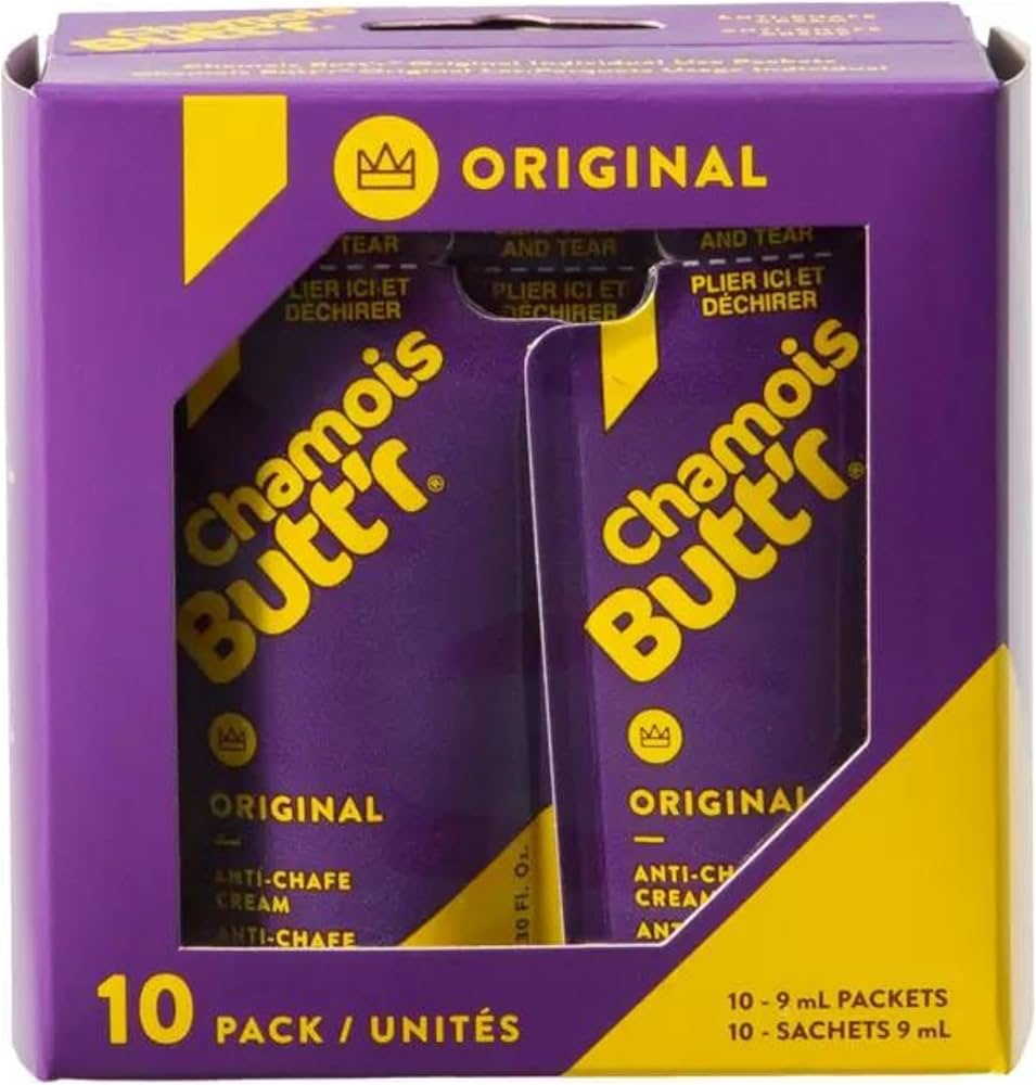 Chamois Buttr Anti-Chafe 10 Pack (9ML x 10) Original Anti-Chafe CB10PACK9MLCB