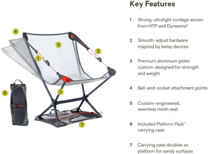 Nemo Chairs Moonlite Elite Reclining Camp Chair
