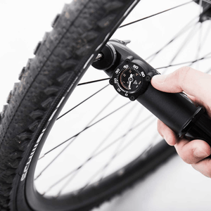 Topeak Bicycle Pump Mountain DA G Dual Action with Gauge TMDA1G