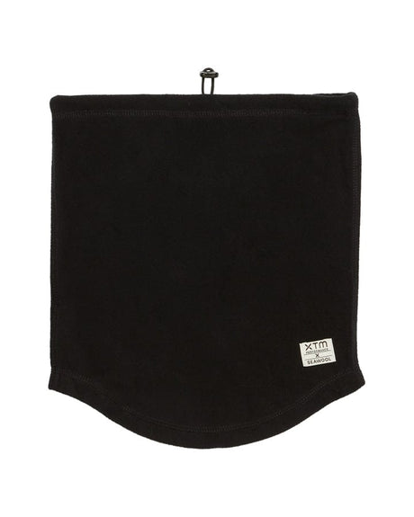 XTM Performance Neck Gaiters Black Spencer Recycled-Seawool Microfleece Blend Neckwarmer Neck Gaiter HU123-BLK