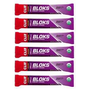 clif Energy Chews 6 / Mountain Berry BLOKS Energy Chews CLIF516